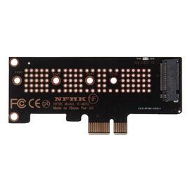 Плата расширения для SSD M.2 NVMe в разъем PCIe x1 / NFHK N-M2X1-4U