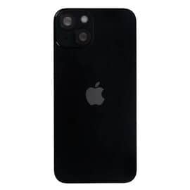 Задняя крышка в сборе с беспроводной зарядкой и шлейфами iPhone 14 черный / разбор