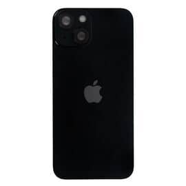 Задняя крышка в сборе с беспроводной зарядкой и шлейфами iPhone 14 черный / разбор