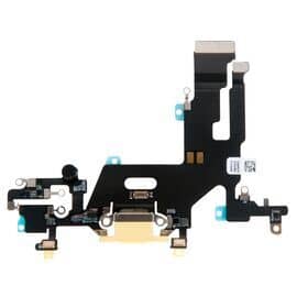 Шлейф зарядки нижний iPhone 11 желтый / 821-02037 / разбор
