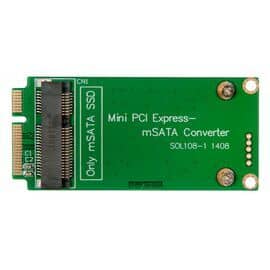 Переходник для SSD mSATA для установки в разъем miniPCIe / NFHK N-ASUS