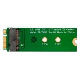 Переходник для SSD M.2 SATA для установки в разъем SSD Lenovo X1 Carbon / NFHK N-X1NG V1