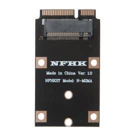 Переходник для SSD M.2 NVMe на SSD mSATA / NFHK N-M2MA
