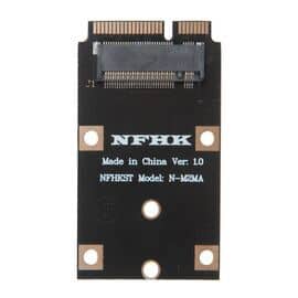 Переходник для SSD M.2 NVMe на SSD mSATA / NFHK N-M2MA