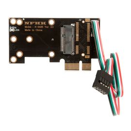 Плата расширения для Wi-Fi M.2 A+E key на разъем PCIe x1 / NFHK N-9435-2EB