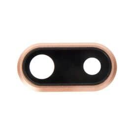 Корпус камеры iPhone 8 Plus / золотой
