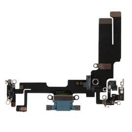 Шлейф зарядки нижний iPhone 14 голубой / 821-03758 / разбор