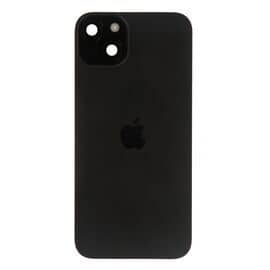 Задняя крышка в сборе с беспроводной зарядкой и шлейфами iPhone 15 Plus черный / разбор