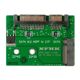Переходник для SSD M.2 SATA для установки в разъем SATA3 / NFHK N-1835