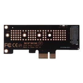 Плата расширения для SSD M.2 NVMe в разъем PCIe x1 / NFHK N-M2X1-2U
