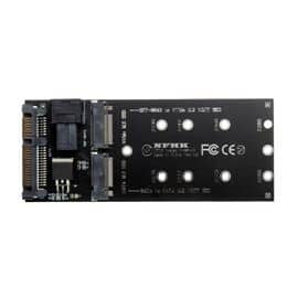Переходник для SSD M.2 SATA / NVMe / SFF-8643 для установки в корпус SATA3 / NFHK N-8643D