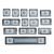 Набор специальных клавиш с пантографами 13шт тип AC6 прямой Enter / A1370 A1369 A1466 A1465 A1398 A1425 A1502, изображение 4