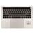 Топкейс с клавиатурой US трекпадом и АКБ A1964 MacBook Pro 13 Retina A1989 Silver 661-10361 / AASP, изображение 2