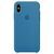 Чехол iPhone X / XS Silicone Case / Denim Blue (MRG22) синий