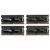 Оперативная память SO-DIMM DDR4 Kingston HyperX Impact 16Gb Kit 4x4Gb PC4-19200 - 2400MHz HX424S15IBK4/16