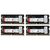Оперативная память SO-DIMM DDR4 Kingston HyperX Impact 16Gb Kit 4x4Gb PC4-19200 - 2400MHz HX424S15IBK4/16, изображение 2