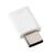 Переходник microUSB ↔ USB Type-C белый