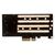 Плата расширения для SSD M.2 SATA / M.2 NVMe / SATA3 data в разъем PCIe x4 / NFHK N-NGFF-2U, изображение 2