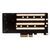 Плата расширения для SSD M.2 SATA / M.2 NVMe / SATA3 data в разъем PCIe x4 / NFHK N-NGFF-4U, изображение 2