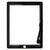 Тачскрин iPad 3 / iPad 4 черный / OEM, изображение 2