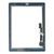 Тачскрин с кнопкой HOME iPad 4 / A1458 A1459 A1460 белый / OEM, изображение 2
