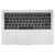 Топкейс с клавиатурой RUS РСТ трекпадом и АКБ A1713 MacBook Pro 13 Retina A1708 Late 2016 Silver 661-07947 / AASP