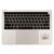 Топкейс с клавиатурой US трекпадом и АКБ A1964 MacBook Pro 13 Retina A1989 Silver 661-10361 / AASP