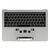 Топкейс с клавиатурой RUS РСТ трекпадом и АКБ A1713 MacBook Pro 13 Retina A1708 Late 2016 Mid 2017 Silver / Б/У