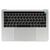 Топкейс с клавиатурой RUS РСТ трекпадом и АКБ A1964 MacBook Pro 13 Retina TB A1989 Silver 661-13160 / AASP