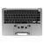 Топкейс с клавиатурой US и АКБ A1964 MacBook Pro 13 A2251 Mid 2020 Space Grey / Б/У