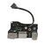 Плата I/O с разъемами Audio USB MagSafe MacBook Air 13 A1369 Late 2010 / 661-5792 820-2869 820-2861