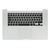 Топкейс с клавиатурой RUS РСТ трекпадом и АКБ A1494 MacBook Pro 15 Retina A1398 Late 2013 AASP