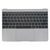 Топкейс с клавиатурой US и трекпадом MacBook 12 Retina A1534 Early 2015 Space Gray Серый Космос / 66