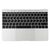 Топкейс с клавиатурой RUS РСТ и трекпадом MacBook 12 Retina A1534 Early 2015 Silver 661-02243 / AASP