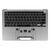 Топкейс с клавиатурой US и АКБ A1964 MacBook Pro 13 A2251 Mid 2020 Space Grey / Б/У