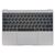 Топкейс с клавиатурой RUS РСТ и трекпадом MacBook 12 Retina A1534 Mid 2017 Space Gray 661-06793 / AASP