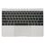 Топкейс с клавиатурой US и трекпадом MacBook 12 Retina A1534 Early 2016 Silver 661-04881 / AASP