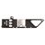 Кронштейн платы WiFi-AirPort Bluetooth MacBook Pro 15 A1286 Early 2011 Late 2011 Mid 2012 / 806-1462, изображение 2