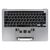Топкейс с клавиатурой RUS РСТ и АКБ A2171 MacBook Pro 13 A2159 Space Grey / Б/У
