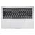 Топкейс с клавиатурой RUS РСТ трекпадом и АКБ A1713 MacBook Pro 13 Retina A1708 Late 2016 Silver 661-07947 / AASP