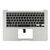 Топкейс с клавиатурой RUS РСТ прямой Enter и динамиками MacBook Air 13 A1466 Mid 2012 6