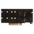 Плата расширения на 2 порта SSD M.2 NVMe в разъем PCIe x8 / NFHK N-R08C, изображение 3