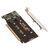 Плата расширения на 4 порта SSD M.2 NVMe в разъем PCIe x16 / NFHK N-R08A, изображение 3