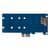 Плата расширения на 2 порта SSD M.2 SATA в разъем PCIe x1 / NFHK N-582A, изображение 2