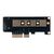 Переходник для SSD M.2 NVMe в разъем PCIe 3.0 x4 / NFHK N-M2X4, изображение 2