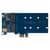 Плата расширения на 2 порта SSD M.2 SATA в разъем PCIe x1 / NFHK N-582A