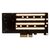 Плата расширения для SSD M.2 SATA / M.2 NVMe / SATA3 data в разъем PCIe x4 / NFHK N-NGFF-2U, изображение 2