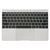 Топкейс с клавиатурой US и трекпадом MacBook 12 Retina A1534 Early 2016 Silver 661-04881 / AASP