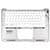 Топкейс под прямой Enter MacBook Air 13 Late 2010 / 069-6336 661-5735 Б/У, изображение 2