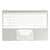 Топкейс под прямой Enter MacBook 12 Retina A1534 Early 2015 Early 2016 Silver Серебро